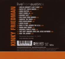 Kinky Friedman: Live From Austin, Tx, 11.11.1975, CD