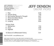 Jeff Denson (geb. 1976): Secret World, CD