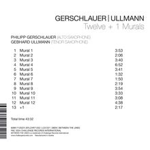 Philipp Gerschlauer &amp; Gebhard Ullmann: Twelve + 1 Murals, CD