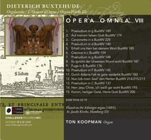 Dieterich Buxtehude (1637-1707): Opera Omnia VIII (Orgelwerke 3), CD