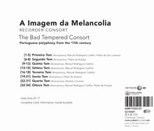 A Imagem da Melancolia - The Bad Tempered Consort, CD