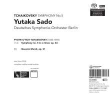 Peter Iljitsch Tschaikowsky (1840-1893): Symphonie Nr.5, Super Audio CD