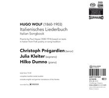 Hugo Wolf (1860-1903): Italienisches Liederbuch, Super Audio CD