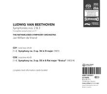 Ludwig van Beethoven (1770-1827): Symphonien Vol.4, 2 Super Audio CDs