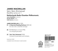 James MacMillan (geb. 1959): MacMillan Series Vol.1, CD