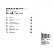 Ludovico Einaudi (geb. 1955): Klavierwerke "Nightbook", CD