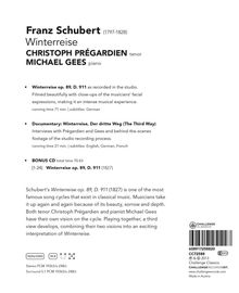 Franz Schubert (1797-1828): Winterreise D.911, 1 Blu-ray Disc und 1 CD