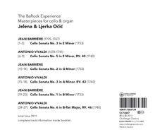 The BaRock Experience - Masterpieces for Cello &amp; Organ, CD