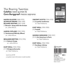 Calefax Reed Quintet &amp; Cora Burggraaf - The Roaring Twenties, Super Audio CD
