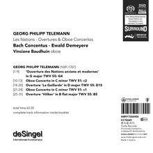 Georg Philipp Telemann (1681-1767): Oboenkonzerte, Super Audio CD