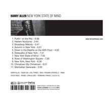 Harry Allen (geb. 1966): New York State Of Mind, CD