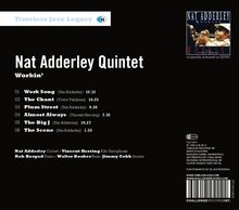 Nat Adderley (1931-2000): Workin', CD