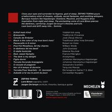Texte über Hypnos und Lieder wie "Schlof main Kind", "In darkness let me dwell", mit Zefiro Torna.