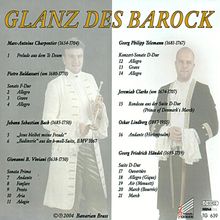 Musik für Trompete &amp; Orgel "Glanz des Barock", CD