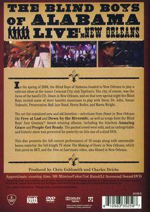 The Blind Boys Of Alabama: Live In New Orleans 2008, DVD