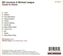 "Bill Laurance & Michael League, Close to Home. 12 Tracks: Luray, Wisdom, ... Never Miss A Thing. Piano, oud, bass, vocals."