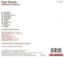 Peter Somuah, Walking Distance. Trackliste: 01 Crossroad bis 11 Voyage. Produzenten und Musiker aufgelistet. Coverkunst: Dilruba Tayfun (2025).