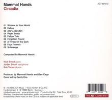 Text: Mammal Hands, Circadia. Tracks: 01-09, Komponiert von Mammal Hands. Mit Nick Smart, Jordan Smart, Rob Turner.
