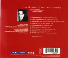 NDR Bigband: Theatre Of Kurt Weill feat.Colin Towns, CD
