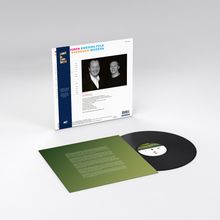 Coverrückseite: "NOR GREN SWEDISH FOLK EVENS SVENSON MODERN". Schwarz-weiß Foto von zwei lächelnden Personen.