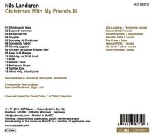 Nils Landgren (geb. 1956): Christmas With My Friends III, CD