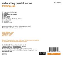 Radio.String.Quartet.Vienna: Posting Joe: Celebrating Weather Report: Live, CD
