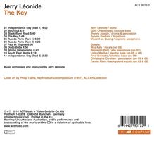 Jerry Léonide (geb. 1984): The Key, CD