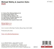 Michael Wollny &amp; Joachim Kühn: Duo, CD