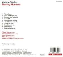 Viktoria Tolstoy (geb. 1974): Stealing Moments, CD
