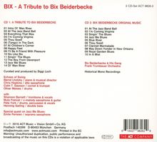 Echoes Of Swing: BIX: A Tribute To Bix Beiderbecke, 2 CDs