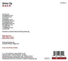 Dieter Ilg (geb. 1961): B-A-C-H, CD