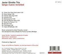 Javier Girotto (geb. 1965): Tango Nuevo Revisited, CD