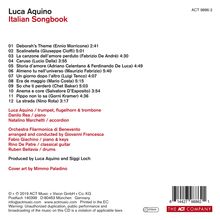 Luca Aquino: Italian Songbook, CD