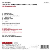 Iiro Rantala (geb. 1970): Playing Gershwin, CD