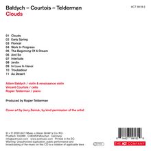 Adam Bałdych, Vincent Courtois &amp; Rogier Telderman: Clouds, CD