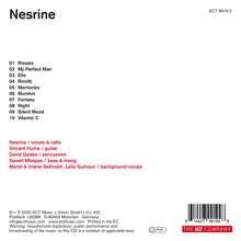 Nesrine: Nesrine, CD