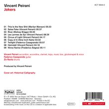 Vincent Peirani (geb. 1980): Jokers, CD