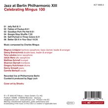 Magnus Lindgren &amp; Georg Breinschmid: Jazz At Berlin Philharmonic XIII - Celebrating Mingus 100, CD