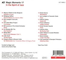 Magic Moments 17 - In The Spirit Of Jazz, CD