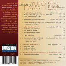 Christa Rakich - A Tribute To Yuko Hayashi, CD