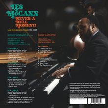 Les McCann (1935-2023): Never A Dull Moment! (Live From Coast To Coast 1966-1967) (180g) (Limited Numbered Edition), 3 LPs