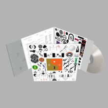 Enthält Albumtexte und Illustrationen mit bunten Symbolen und Mustern. Enthält eine transparente Schallplatte.