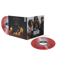 Album mit roter Vinyl-Schallplatte, Titel: "Mountain Live at The Fillmore East in NYC, June 5th, 1971". Cover zeigt Bandfoto.
