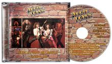 Cover mit "April Wine" Logo, Text: "ACROSS THE AIRWAVES, JAN. 17, 1980". CD-Trackliste daneben, Bandfoto dazwischen.