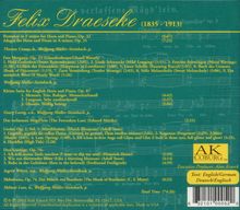 Felix Draeseke (1835-1913): Adagio für Horn &amp; Klavier op.32, CD