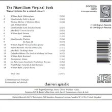 Transcriptions from "The Fitzwilliam Virginal Book", CD