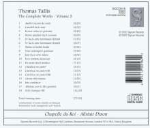 Thomas Tallis (1505-1585): Complete Works Vol.5, CD