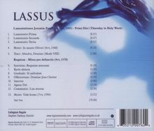 Orlando di Lasso (Lassus) (1532-1594): Lamentationes Jeremiae, CD