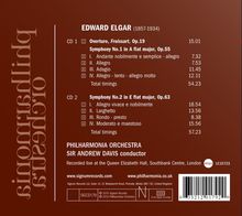 Edward Elgar (1857-1934): Symphonien Nr.1 &amp; 2, 2 CDs