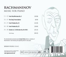 Sergej Rachmaninoff (1873-1943): Klavierwerke, CD